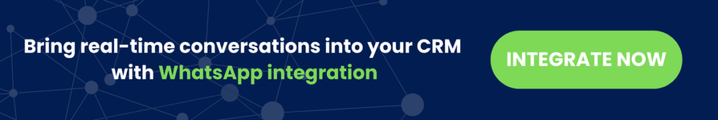 CRM with whatsapp integration